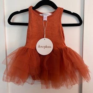 Tutu Dress - Rusty Orange - 3/6M